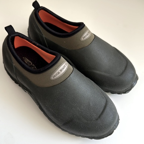 Muck Boot Womens Garden Shoes Waterproof Slip On Green Rubber Outdoor Size 6 - Picture 3 of 9